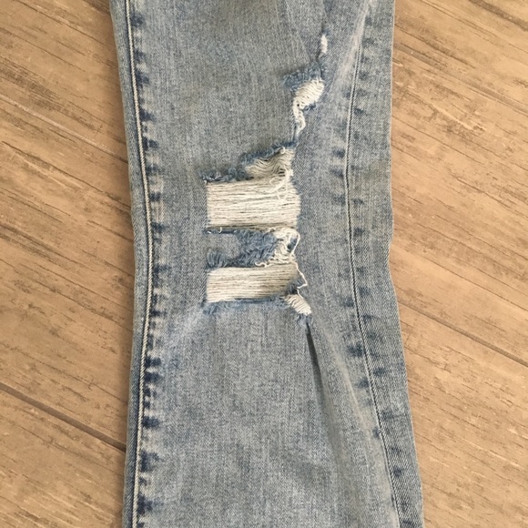 NWT Men's Forever 21 Button Fly High Rise Skinny Denim Jeans - Picture 3 of 7